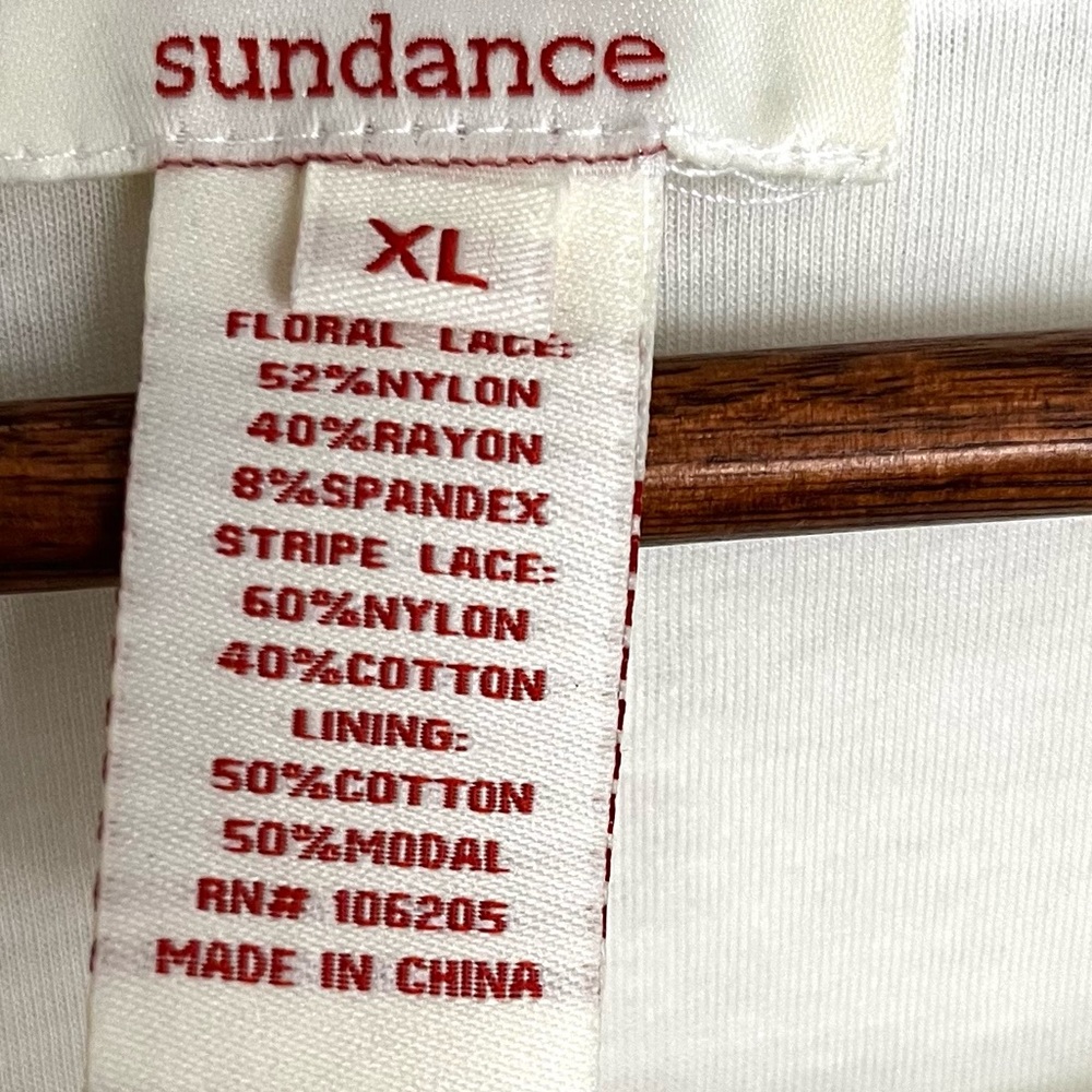 * SOLD* Sundance Language of Love Midi Dress Ecru Cream XL - Picture 4 of 8